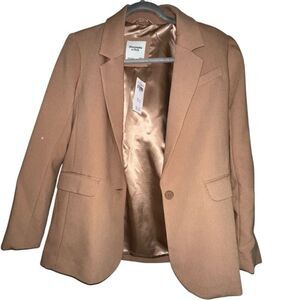 ABERCROMBIE - Women's Boyfriend Suiting Blazer in Carmel